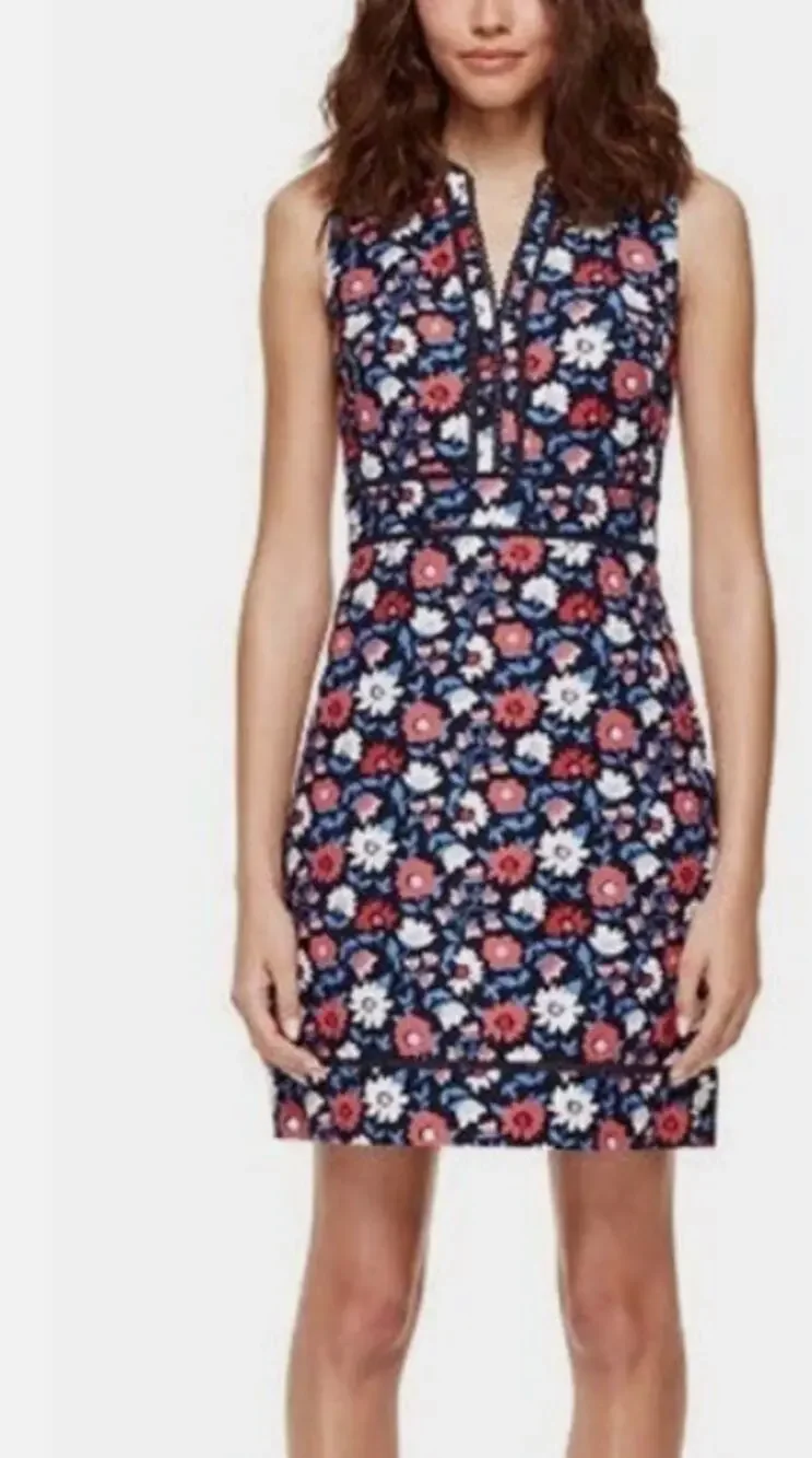 NWOT Kate Spade Floral Daisy Jacquard Sleeveless Sheath Dress 6